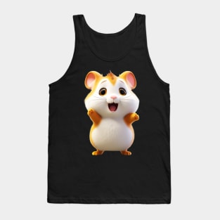 Cute Animal Characters Art 7 -hamster pup- Tank Top